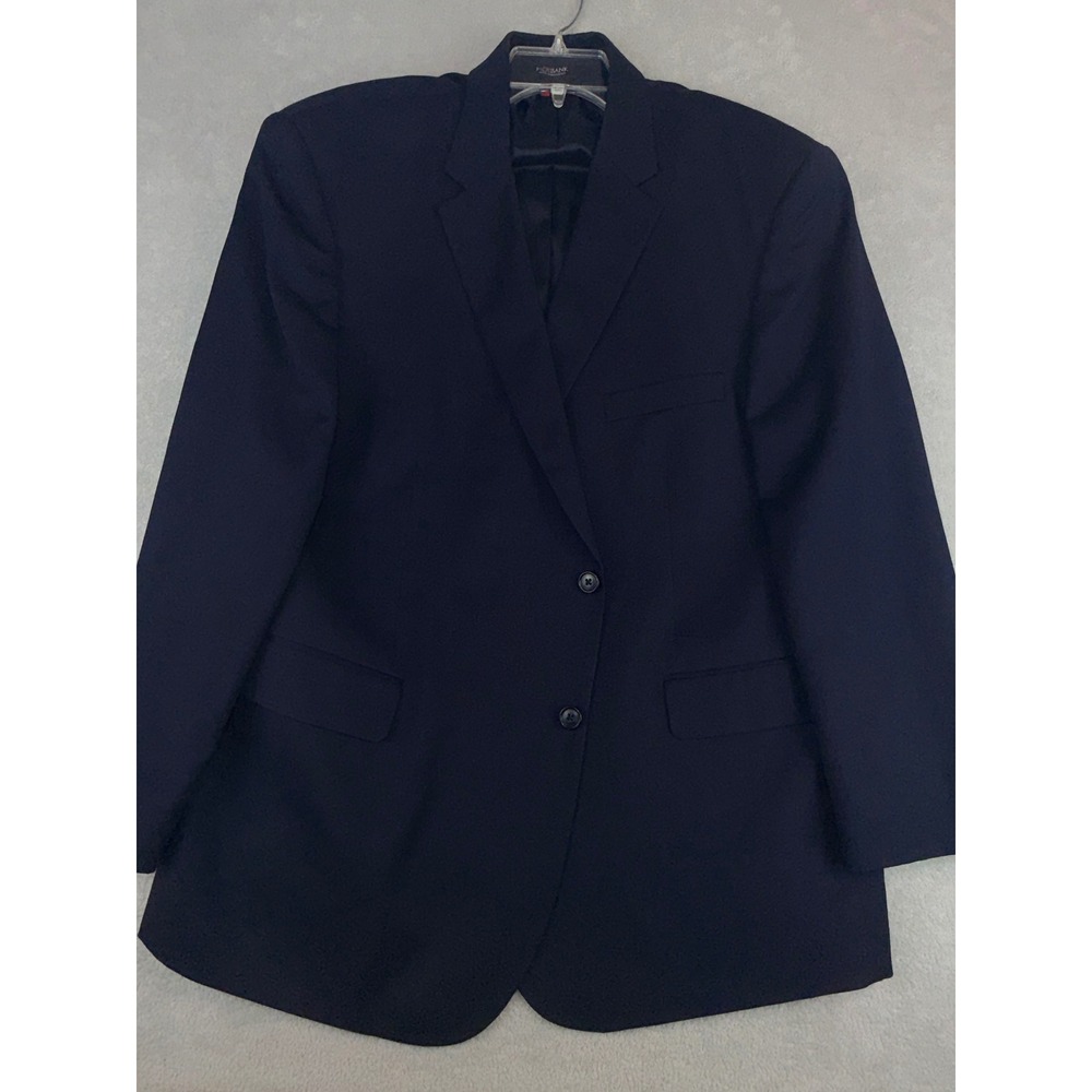 Jos. A. Bank Executive 50R Navy Blue 100% Wool Tailored Fit Blazer 50 Regular